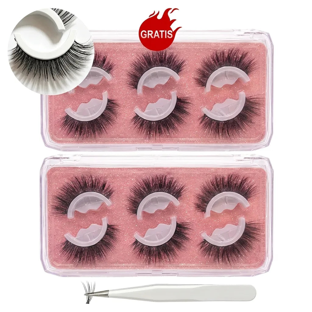 LashEase Zelfklevende Wimpers (1+1 Gratis)
