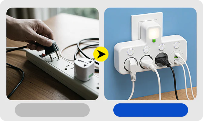 PowerHub™Stopcontact verdeler