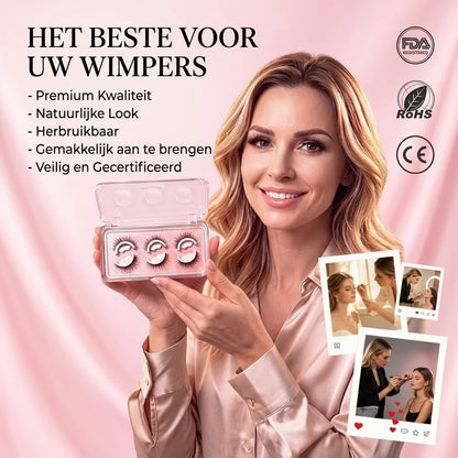 LashEase Zelfklevende Wimpers (1+1 Gratis)