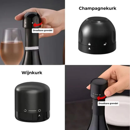 Vacuüm Wijnstop