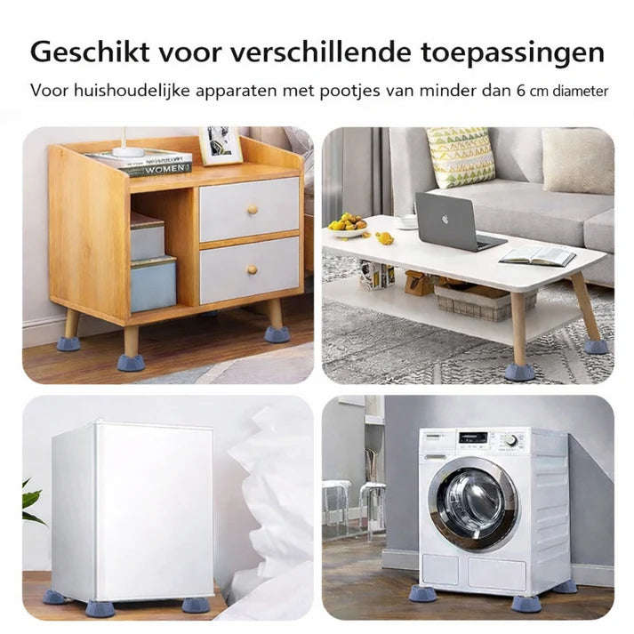 SilentSpin™ Trillingsdempers (8 Stuks)