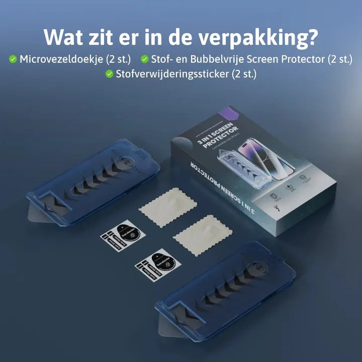 Stof- en Bubbelvrije Screen Protector