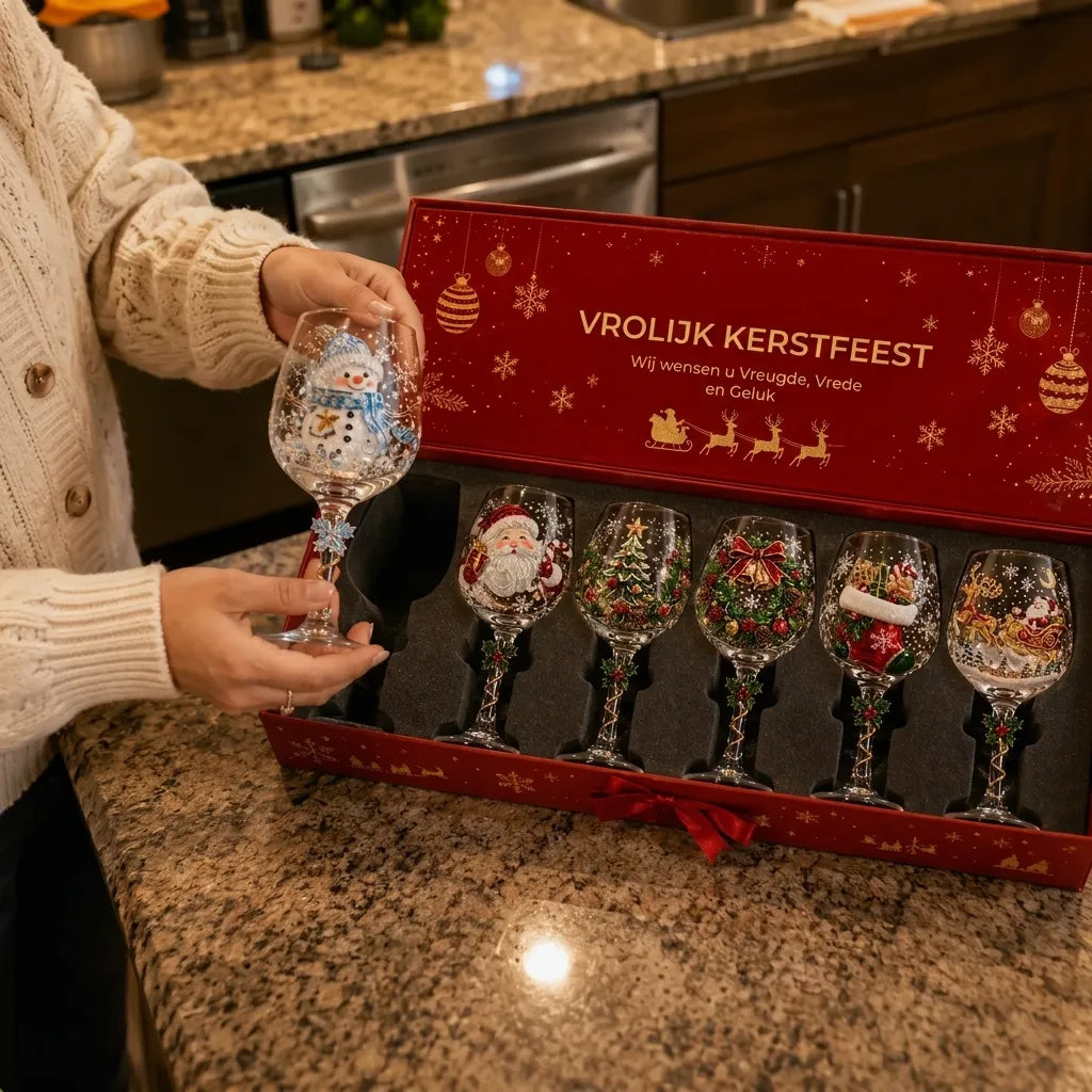 KerstLuxe™ Kerstglazen