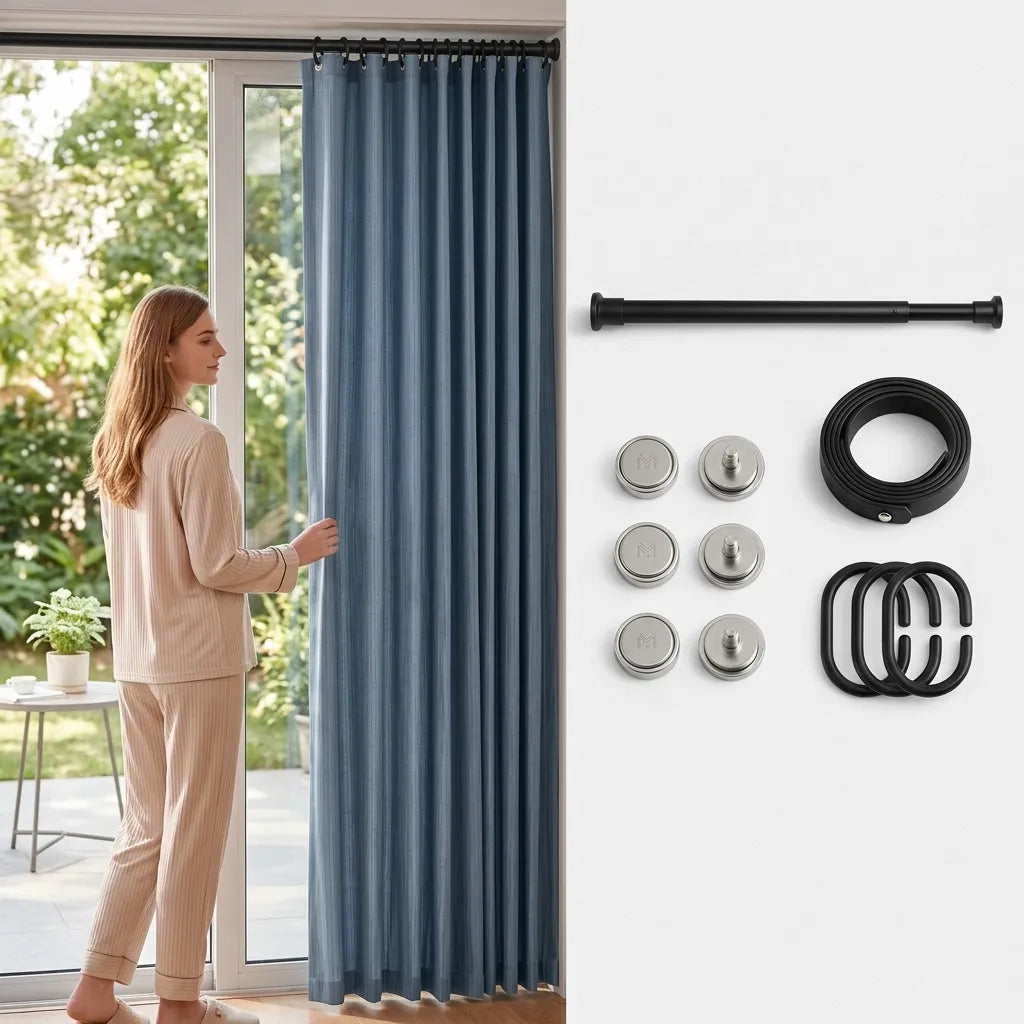 Magnetisch Vouwdeurgordijn