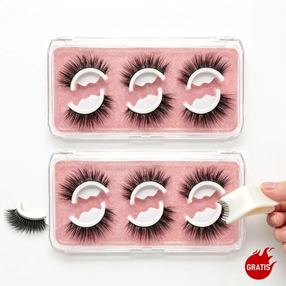 LashEase Zelfklevende Wimpers (1+1 Gratis)