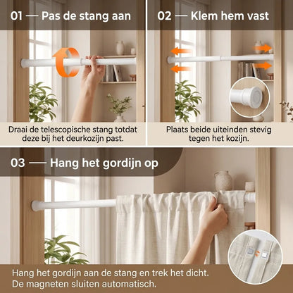 Magnetisch Vouwdeurgordijn