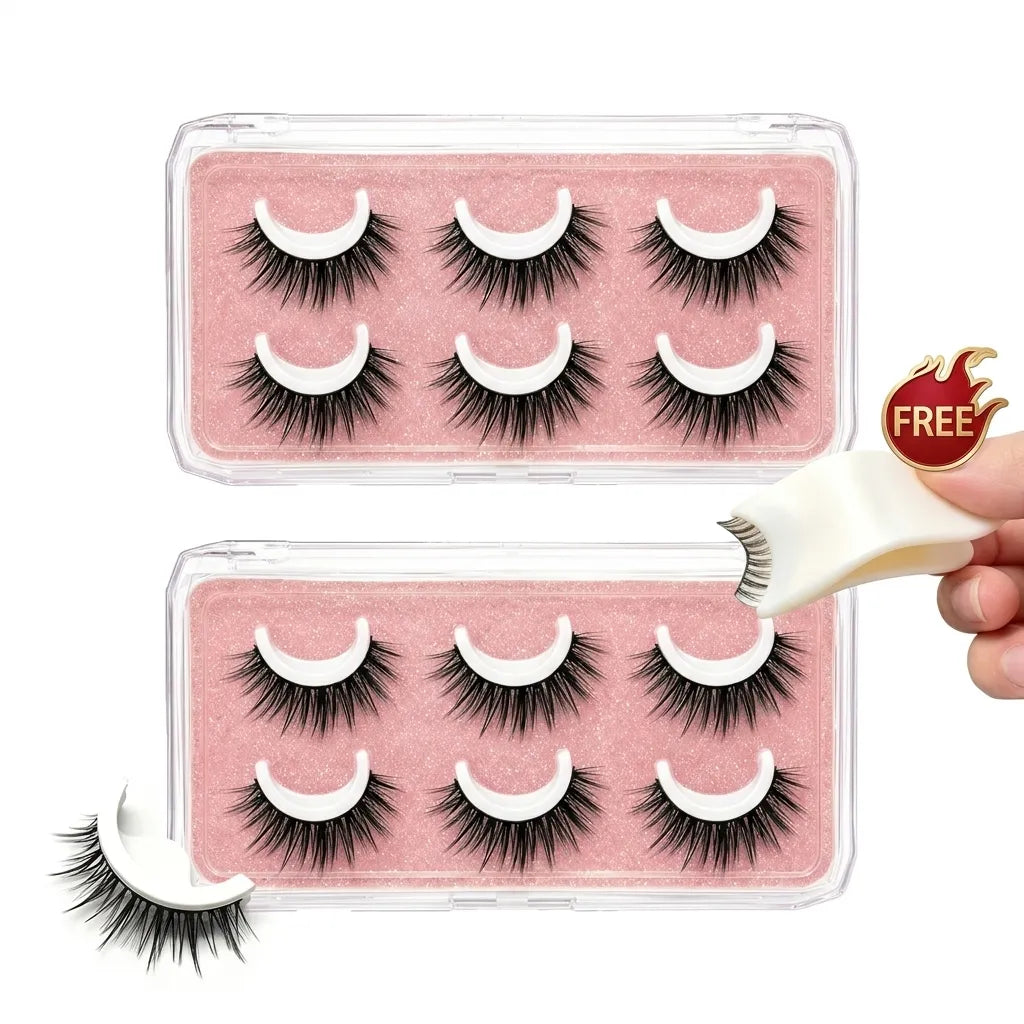 LashEase Zelfklevende Wimpers (1+1 Gratis)