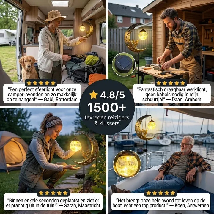 MoonBird™ Solar Tuinlamp