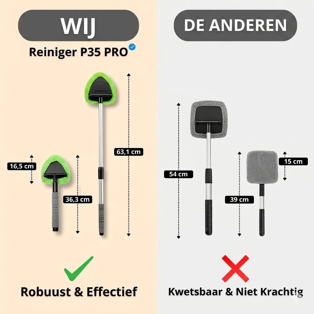 P35 PRO | Streeploze Ruitenreiniger