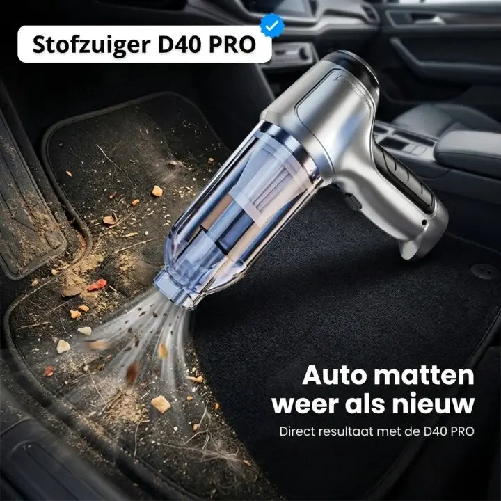 D40 PRO™ Draadloze Auto Stofzuiger