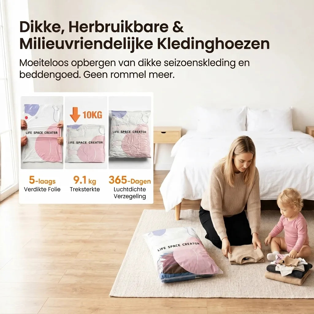 SpaceSave 3D Vacuüm Opbergzakken