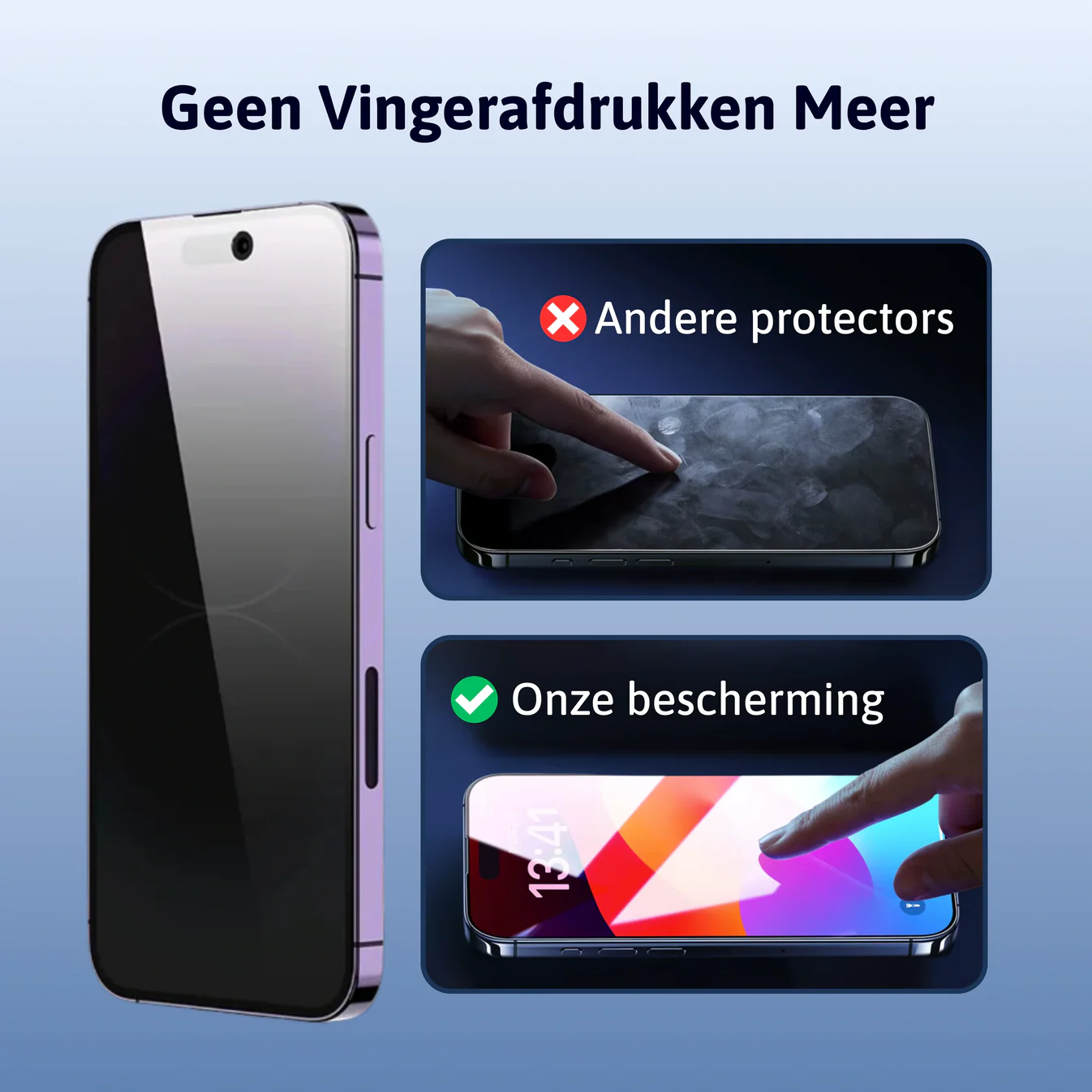 Stof- en Bubbelvrije Screen Protector