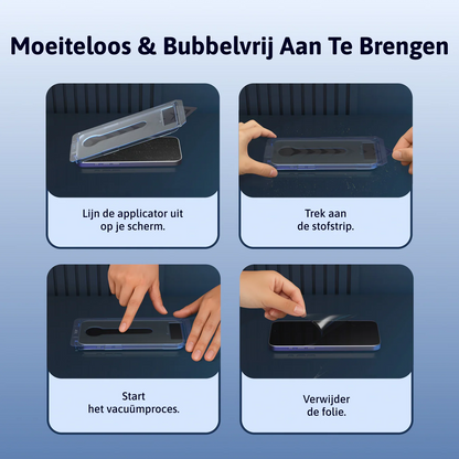Stof- en Bubbelvrije Screen Protector